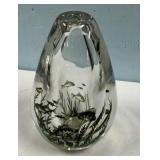 Signe ORREFORS Edward Hal Heavy Glass Vase 8 1/2"