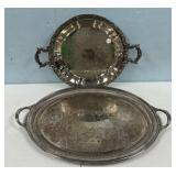 Silverplate Serving Trays