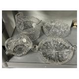 Group of Cut Glass