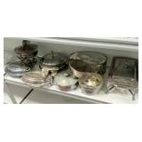 Group of Silver Plate Serving Ware