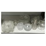 Group of Pressed Glassware