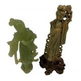 Chinese carved soapstone Guanyin 8"h an Chinese J