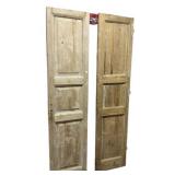 92"h., 42"w Pair of French Style Double Doors