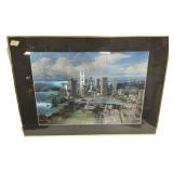 24 x 34 Numbered City Scape Reflective