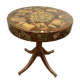 Modern Round Drum Table 29"h,. 28"dia
