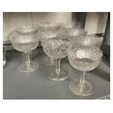 9 Cut Glass Stemware