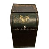 Toleware Tea/Spice Roll Top Bin 28"h., 16"w