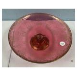 Depression Glass Footed Center Stand 12"dia