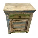 Reclaimed Distressed Side Chest 29"h, 24"w