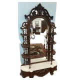 Antique Victorian Walnut Etagere  88"h., 44"w