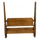 Colonial Style Maple 54" Canopy Bed