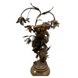 Dans Les Pres Moreau Art Nouveau Lamp