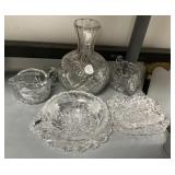 Group of Cut Glass