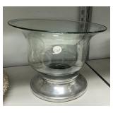 Large Bubble Glass Centerpiece 10"h