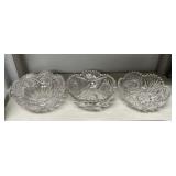 Group of Cut Glass Bowls