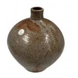 Speckle Glazed Pottery Vase 11"h