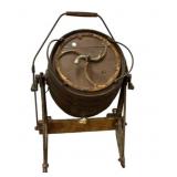 Amish Barrel Butter Churn on Stand 37"h., 26"w