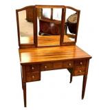 French Provincial Vanity Desk 31"h., 40"w