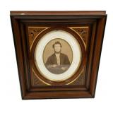 1871 Framed Photograph of Man 18"h., 15"w