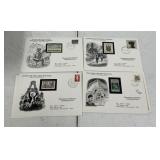 Uganda, Polska, Paris, and Finland Stamps