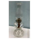 Clear Glass Oil Lamp 18"