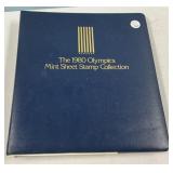 1980 Olympics Mint Sheet Stamp Collection