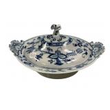 Meissen Porcelain Blue Onion Tureen 13"