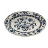 Meissen Porcelain Blue Onion Platter 16"