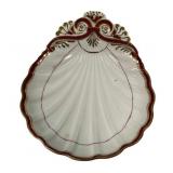 Old Paris Style Shell Shaped Serving dish 10"