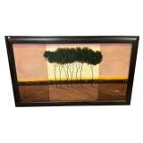 Signed Textured Landscape Giclee