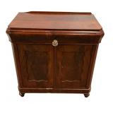 American Empire Mahogany Drinks Cabinet 30"h., 30