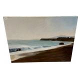 KA Primos Ocean Seashore Painting 19"h., 24"w