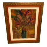 Regina Burckel Still Life Painting 41"h., 34"w