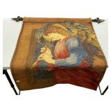 Flageolet Angel Belgian jacquard woven wall tapest