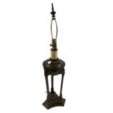 Metal Art Deco Style Table Lamp 30"h