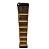 Wicker and Wood CD Rack 48"