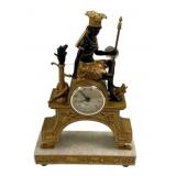 Blackamoor Style Resin Clock