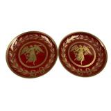 Pair of Mottahedeh Williamsburg Gabriel Currant Pl