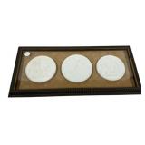 Shadow Framed Royal Copenhagen Bisque Porcelain Re