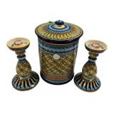 Deruta Italy Candles and Container