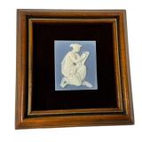 Framed Wedgwood Greek Muses Plaque 7" x 7"