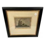 Orford Castle in Suffolk Print Framed, 16" x 16"