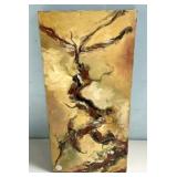 Signed Janice Robbins Abstract Painting