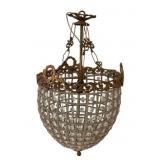 23" French Empire Reproduction Acorn Beaded Chand