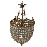 23" French Empire Reproduction Acorn Beaded Chand