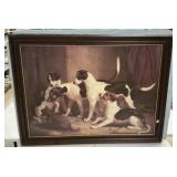 Large Dog Print 33"h., 44"w