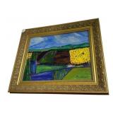 Jim Becker 1997 Signed Painting on Board