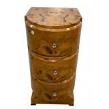 33"h., 16"w., 20"d Pair of Boho Deco Style Burl