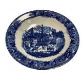 Victoria Ware Ironstone Flow Blue large round plat