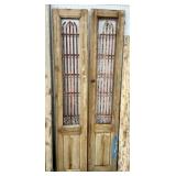 92"h., 17 1/2" Pair of French Doors